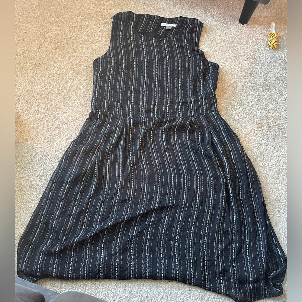 Christopher & Banks stripe dress large